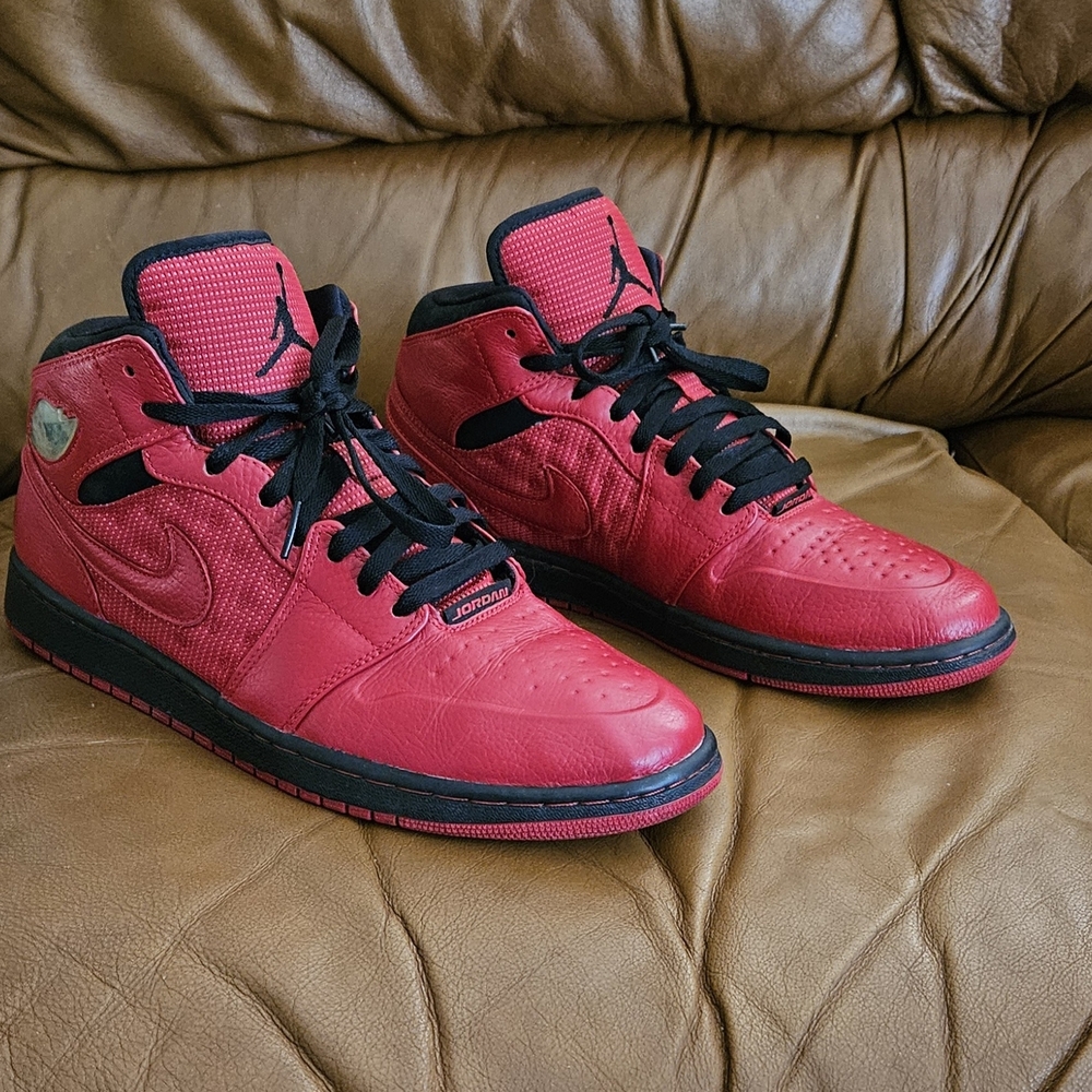 Men's Nike Air Jordan 1 High Retro OG 97 TXT Gym Red Size 11.5 - Picture 9 of 14